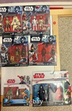 Star Wars HUGE LOT of action figures, cars and poker set Lot NEW VINTAGE SEALED