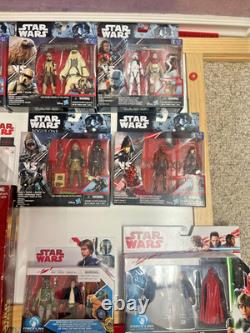 Star Wars HUGE LOT of action figures, cars and poker set Lot NEW VINTAGE SEALED