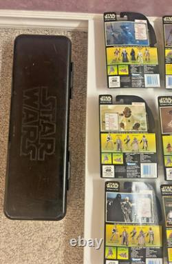 Star Wars HUGE LOT of action figures, cars and poker set Lot NEW VINTAGE SEALED