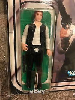 Star Wars Han Solo 12 Back AFA 80 NM Vintage Kenner small head Archival unpunch
