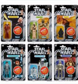 Star Wars Hasbro Kenner Retro Collection Boxed Set 6 Figures R2 C-3PO Jawa Obi