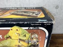 Star Wars Jabba The Hutt Action Playset ROTJ Kenner Vintage 1983 Complete with Box