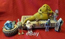 Star Wars Jabba The Hutt Playset Boba Fett Bib Fortuna Max Rebo Band vintage lot