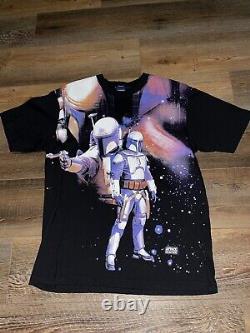 Star Wars Jango Fett Shirt Vintage Mens Large Tee