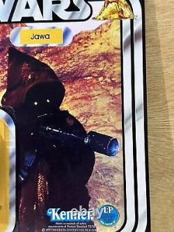 Star Wars Jawa Vinyl Cape Vintage Recarded Original Figure 12 Back A NEW HOPE