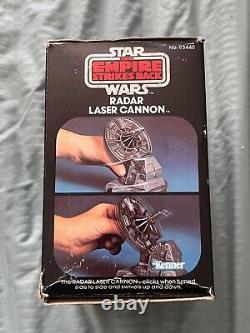 Star Wars Kenner ESB Radar Laser Cannon Vintage 1982 Box Insert Catalog Stickers