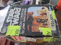 Star Wars Kenner VIntage Jawa Sandcrawler withbox great shape RARE Radio control