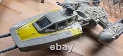 Star Wars Kenner Vintage 1978 X-Wing and 1983 Y-Wing with working electronics