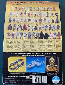 Star Wars Kenner Vintage Luke Skywalker Jedi Knight 1983 65 Back ROTJ Unpunched