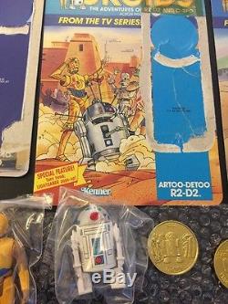Star Wars Lot Droids Cartoon Ewoks 1985 C-3PO R2D2 Vintage Original