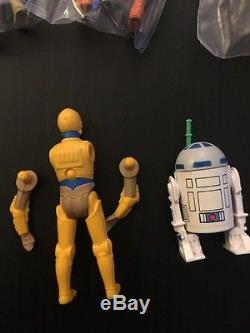 Star Wars Lot Droids Cartoon Ewoks 1985 C-3PO R2D2 Vintage Original