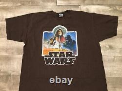 Star Wars Luke Obi One Kenobi Mens Darth Vader T-shirt Tee Size XL Vintage