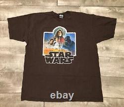 Star Wars Luke Obi One Kenobi Mens Darth Vader T-shirt Tee Size XL Vintage