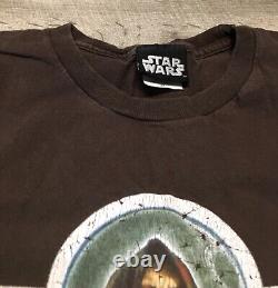 Star Wars Luke Obi One Kenobi Mens Darth Vader T-shirt Tee Size XL Vintage