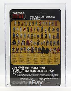 Star Wars MOC CLEAR UP AFA 90 Return of the Jedi Vintage Leia Boushh Toy Toni