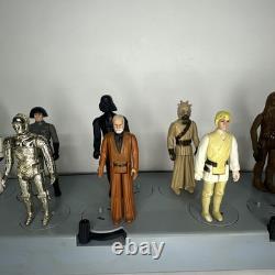 Star Wars Mail Away Display Stand With All Original 12 Figures Vintage No Repro