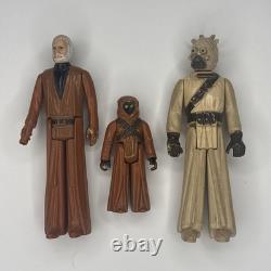 Star Wars Mail Away Display Stand With All Original 12 Figures Vintage No Repro