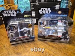 Star Wars Micro Galaxy Squadron White TIE X Wing Kenner Vintage Rare Variant