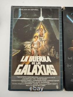 Star Wars Original Trilogy Betamax Spanish Edition 1983 Vintage Unique Edition