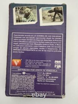 Star Wars Original Trilogy Betamax Spanish Edition 1983 Vintage Unique Edition