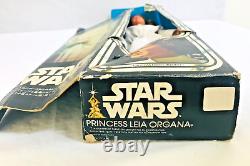 Star Wars PRINCESS LEIA ORGANA 12 in with Box Vintage Rare TAKARA 1978 JUNK USED