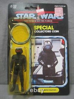 Star Wars Power of the Force IMPERIAL GUNNER with Original Gun Vintage 1984 POTF