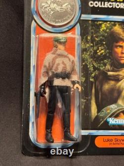 Star Wars Power of the Force LUKE SKYWALKER BATTLE PONCHO MOC 1984 POTF Vintage