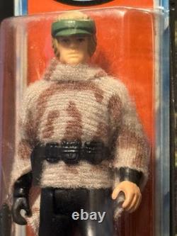 Star Wars Power of the Force LUKE SKYWALKER BATTLE PONCHO MOC 1984 POTF Vintage