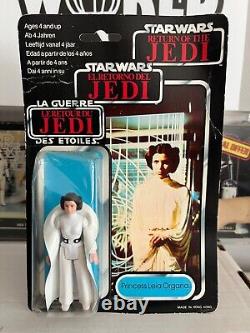 Star Wars Princess Leia ANH 1983 Vintage Palitoy Tri Logo Action Figure Sealed