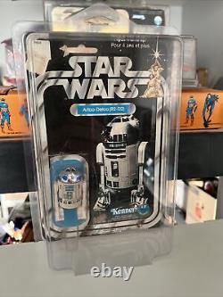 Star Wars R2 D2 Vintage Kenner Canada 12Back 1978 Action Figure Toy + Cardback