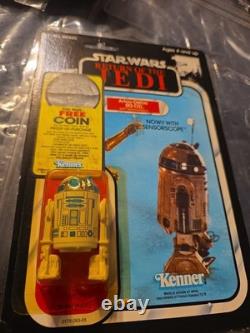 Star Wars R2-D2 (with Sensorscope) Vintage Return of the Jedi 77B Card/MOC