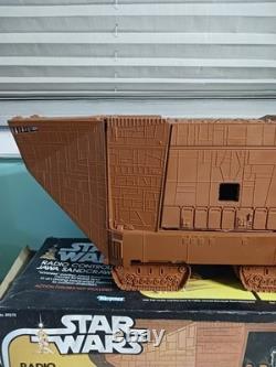 Star Wars RADIO CONTROLLED JAWA SANDCRAWLER with Box Vtg 1977 DOES NOT WORK READ