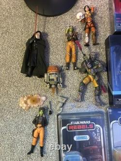Star Wars Rebels Series The Vintage Collection & Black Series Lot Of 22 Figures