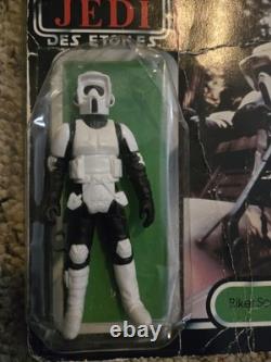 Star Wars Return Of The Jedi Vintage 1983 Trilogp Biker Scout