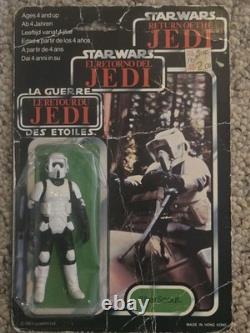 Star Wars Return Of The Jedi Vintage 1983 Trilogp Biker Scout