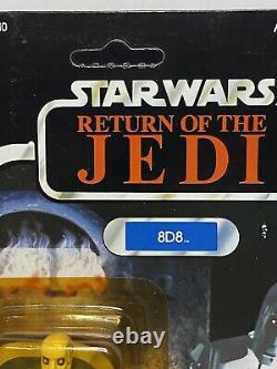 Star Wars Return of the Jedi 8D8 MOC 77 Back UNPUNCHED Vintage Kenner 1983