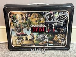 Star Wars Return of the Jedi Vintage Vinyl Case Kenner 1983 withInserts & Stickers
