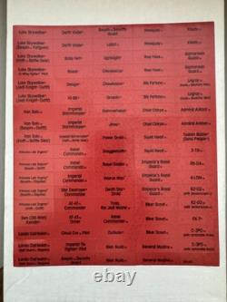 Star Wars Return of the Jedi Vintage Vinyl Case Kenner 1983 withInserts & Stickers