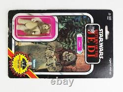 Star Wars RotJ Lumat MOC, Original Vintage Kenner Action Figure 79 Back C Carded