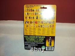 Star Wars Rotj Logray Ewok 77 Back USA Anakin Offer Sticker Vintage Moc 1983