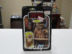 Star Wars Rotj Paploo Ewok 77 Back Canada Canadian Vintage Moc 1983