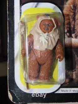 Star Wars Rotj Paploo Ewok 77 Back Canada Canadian Vintage Moc 1983