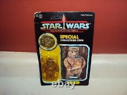 Star Wars Rotj Potf Romba 92 Back Last 17 Vintage Unpunched Moc Bubble Crack