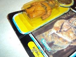 Star Wars Rotj Potf Romba 92 Back Last 17 Vintage Unpunched Moc Bubble Crack