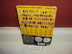 Star Wars Rotj Potf Romba 92 Back Last 17 Vintage Unpunched Moc Bubble Crack