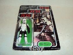 Star Wars Rotj Tri Logo Biker Scout 70 Back Vintage Uk Palitoy Moc 1983 Bad Card