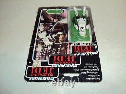 Star Wars Rotj Tri Logo Biker Scout 70 Back Vintage Uk Palitoy Moc 1983 Bad Card
