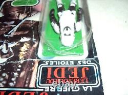 Star Wars Rotj Tri Logo Biker Scout 70 Back Vintage Uk Palitoy Moc 1983 Bad Card