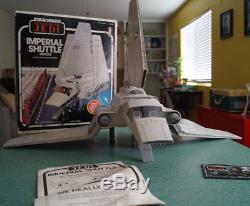 Star Wars Rotj Vintage Kenner 1984 Imperial Shuttle With Box & Instructions