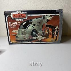 Star Wars Slave1 ESB Boba Fett Vintage 1981 Kenner- Original with Box Complete